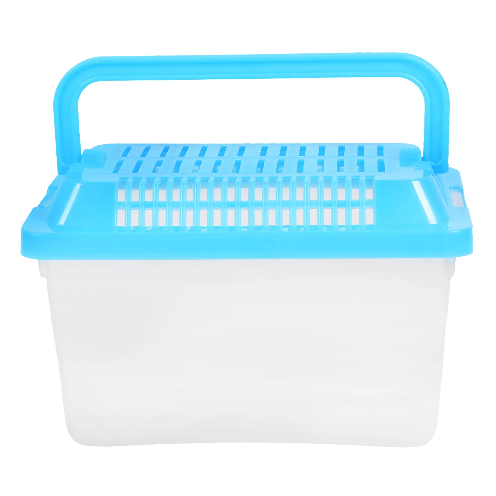 

Portable Fish Tank Transparent Turtle Box Handheld Aquarium Lightweight Reptile Feeding Habitat Plastic Aquarium