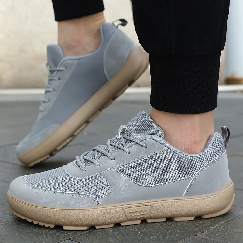 Unisex-Barfußschuhe mit breiter Zehenpartie, atmungsaktive Mesh-Wanderschuhe, lässige Sneaker im Street-Style, minimalistische Laufschuhe für den täglichen Gebrauch – Detail 9