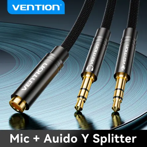 3.5mm Headphone Splitter Adapter for PC VEnTIOn