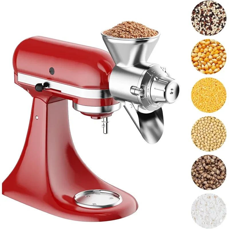 Grain Mill Attachment for KitchenAid Stand Mixer All Metal