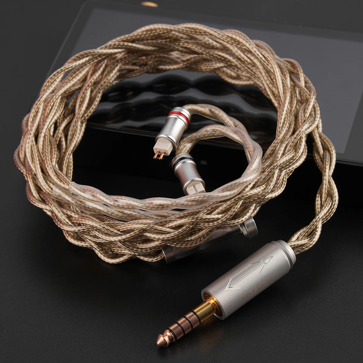 NICEHCK GrSSound سماعة ترقية كابل 8N عالية النقاء OCC HiFi سلك 2Pin ل NX8 HIMALAYA Cadenza حجم Quintet SR5 Stellaris