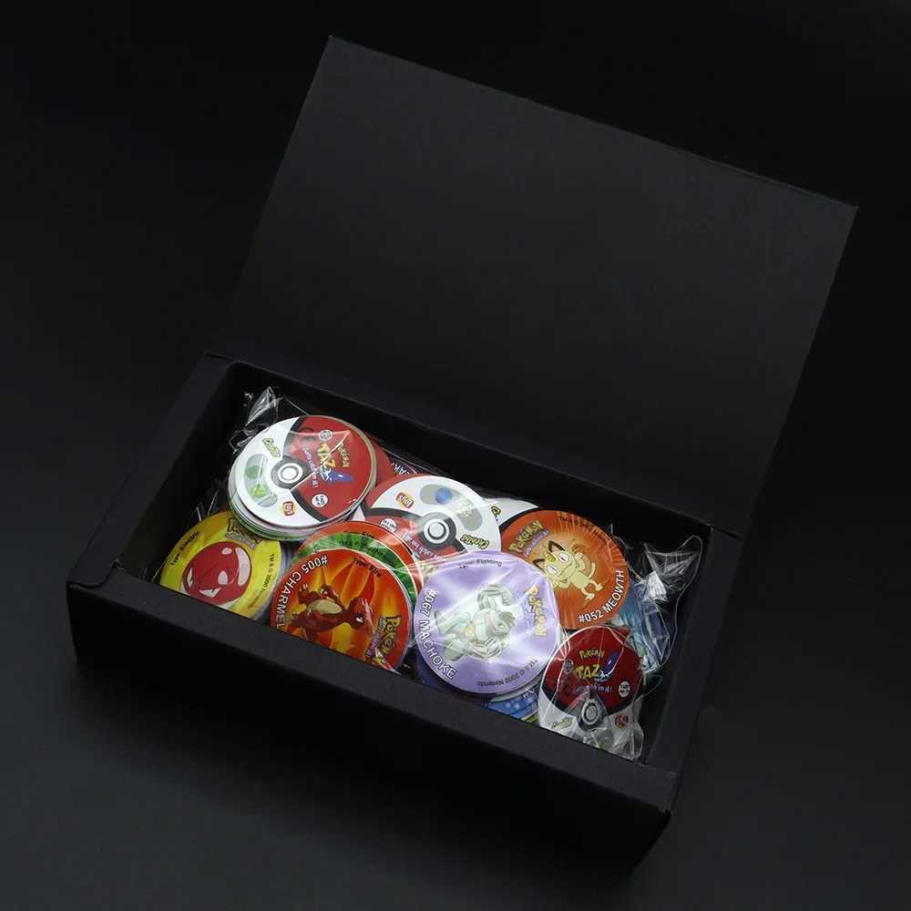 Poke Tazos Album 1st/2nd/3rd 401pcs Edition Ash Ketchum Starter Tap Collection Card  Trainer Round Pogs Cheetos Chipitaps Gifts