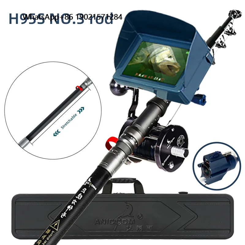 

ANICCOM H95S Fishing Rod Set Underwater 1for Fishing Night Version Function Fishing 1Boat Fish Bait Lures