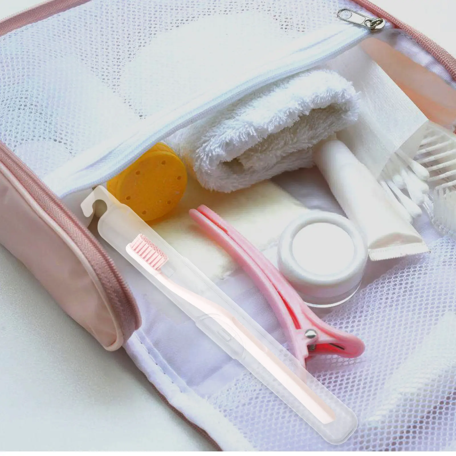 10Pcs Toothbrush Containers Portable PP Material Travel Storage Organizer Small Size Outdoor Camping Holder Clean Protector