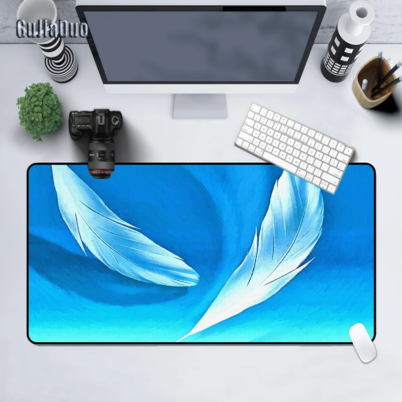 

GuJiaDuo Wing Creative Pictures Large Size Mouse Pad XXL Notebook Table Pad Gaming Hoom Accessories Art Mousepad Desk Mat Carpet