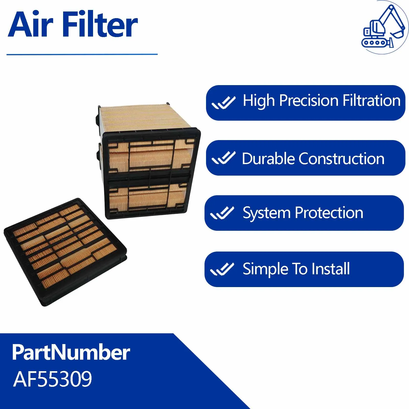 Air Filter CA7100 For Cummins QSF3.8 QSB4.5 QSF2.8 Engines