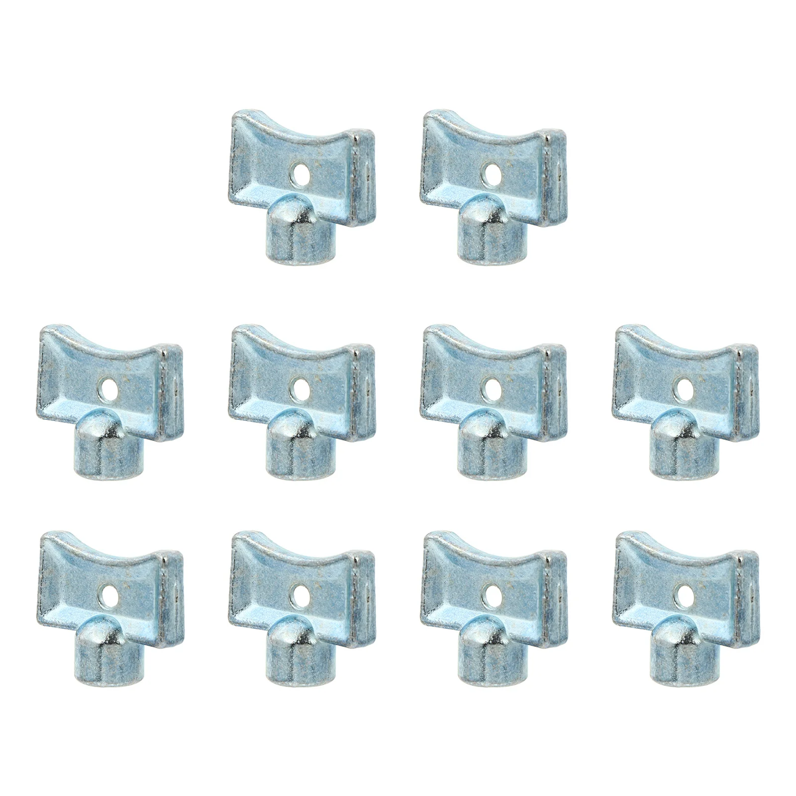 ประแจวาล์วระบายอากาศแบบสี่เหลี่ยม 10 ชิ้น ทำจากโลหะผสมสังกะสี สำหรับเครื่องทำความร้อนแก๊ส ประแจประปา ประแจปล่อยลม