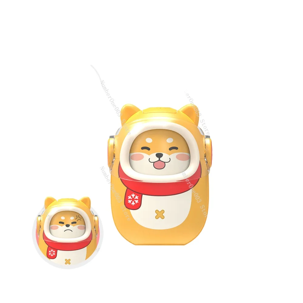 Cartoon Space Capsule Shiba Inu Rabbit Face-Changing Hand Warmer Power Bank Plush Winter Gift Heating Pad