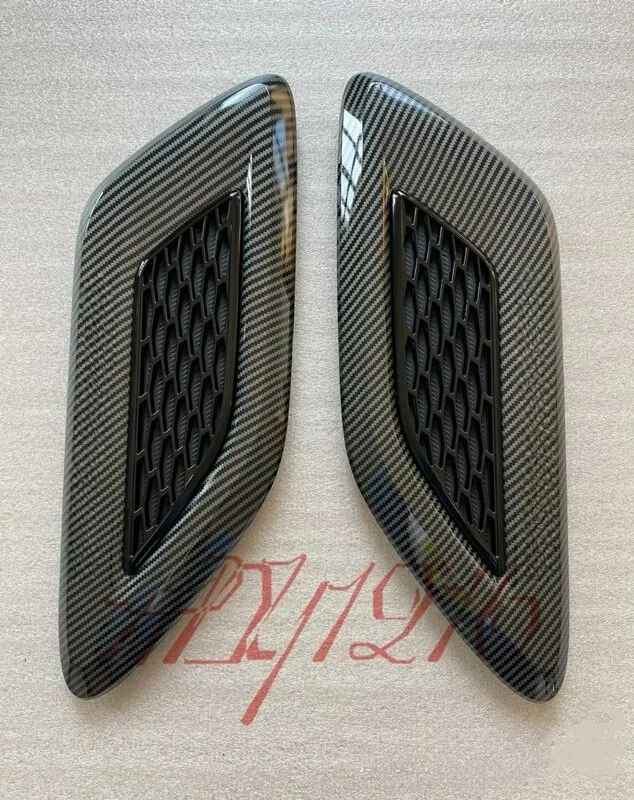 Carbon Fiber Pattern For Range Rover Sport 2014-2019 Front Hood Vent Trims Cover