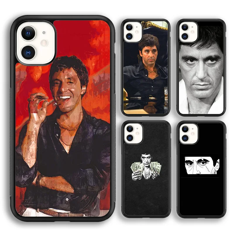 MaiYaCa Al Pacino Scarface Phone Case Cover For iPhone 16 15 SE2020 6 7 8 plus 11 12 mini 13 14 pro max shell  coque