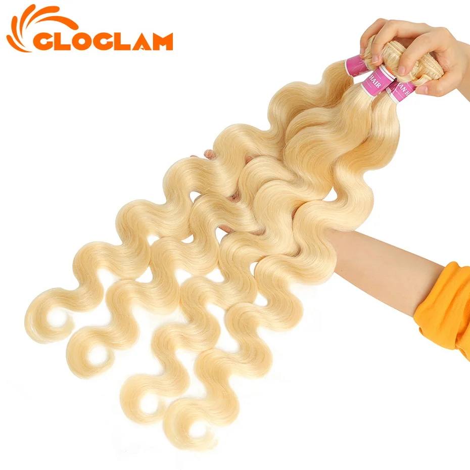 30 40 Inch 613 Body Wave Bundles Human Hair Honey Blonde Bundle Human Hair Remy Double Drawn Raw Vietnamese Hair Bundles Weave