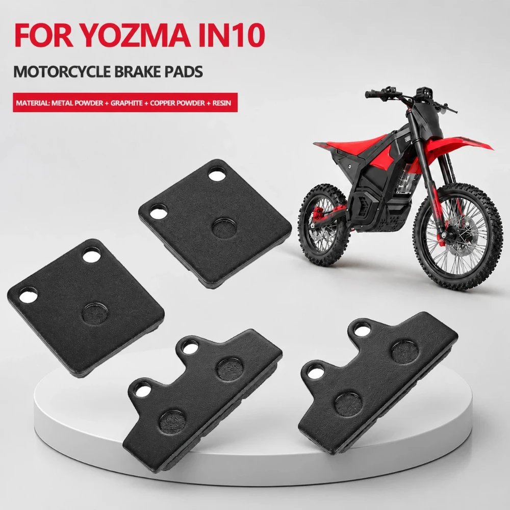 Plaquettes de frein avant et arrière pour moto, disques pour moto électrique Yozma IN10, pièces de rechange en cuivre fritté pour vélos électriques