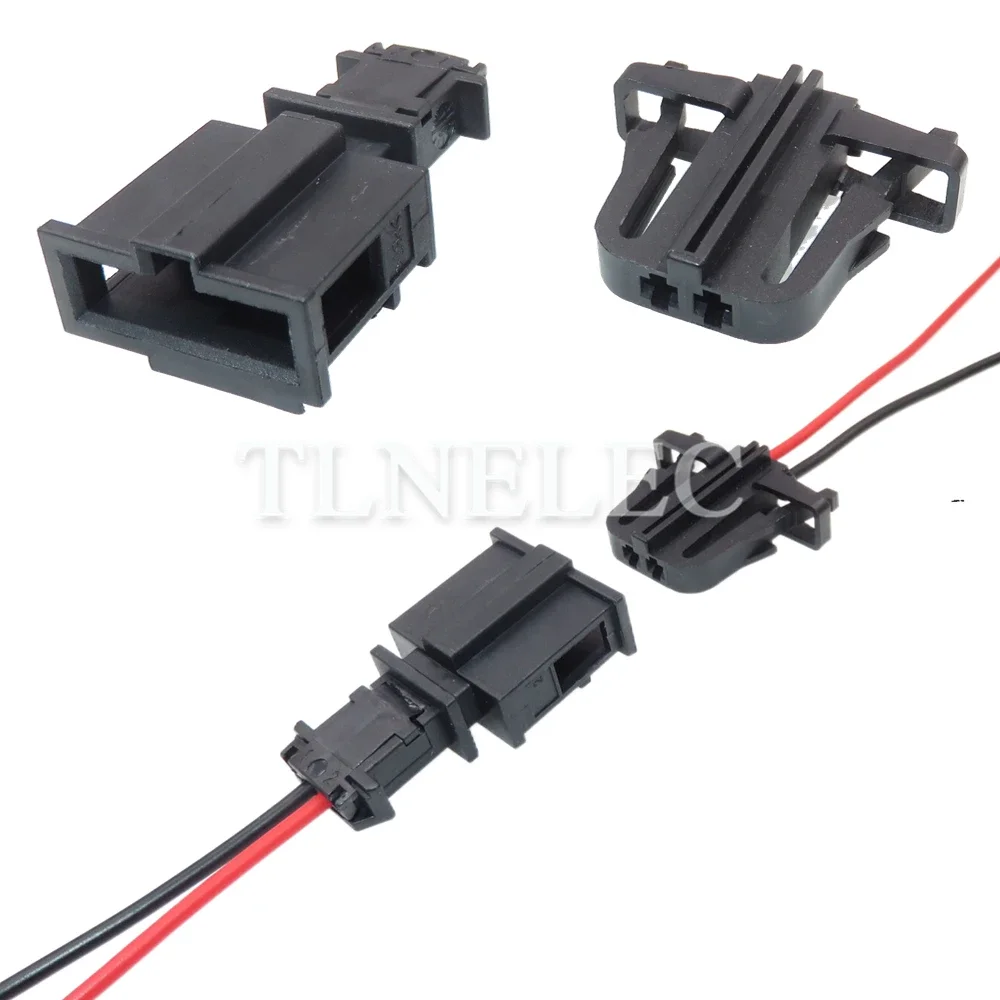 2 Pin Way Automobile Tweeter Speaker Unsealed Connector Car Male Female Wiring Harness Sockets For VW Audi 1J0971972 3B0972712