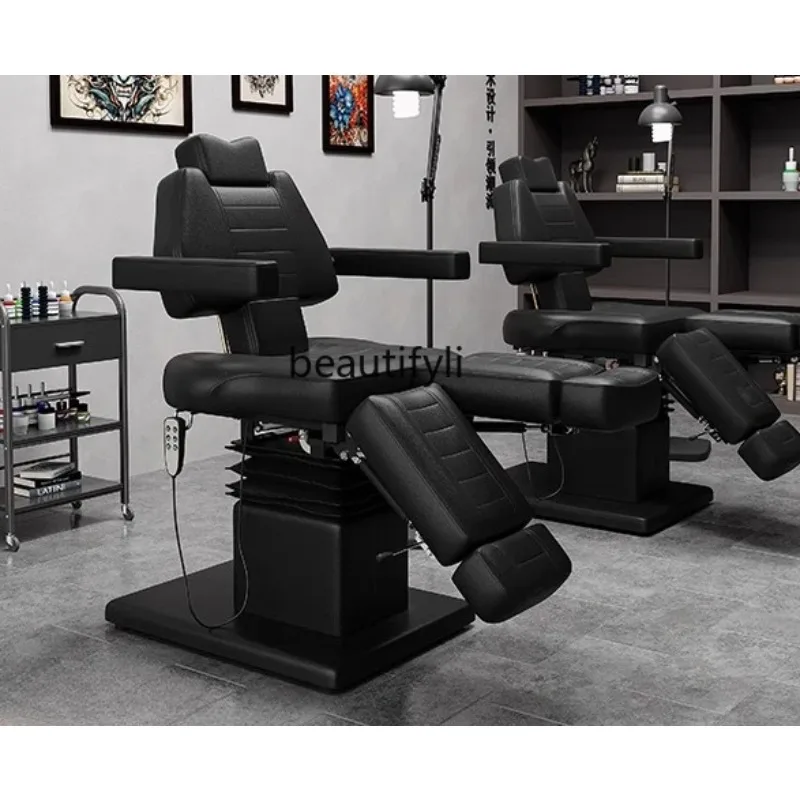 A176 Luxury electric chair tattoo shop special eyebrow tattoo bed, lifting tattoo bed