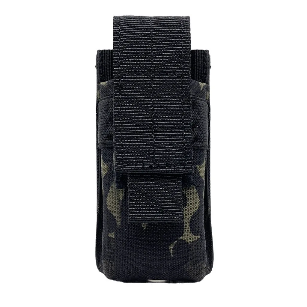 Tactical Molle EDC Tool Bag Flashlight Pouch Outdoor Durable Nylon Accessory Organizer Military Hiking Waist Pack Case