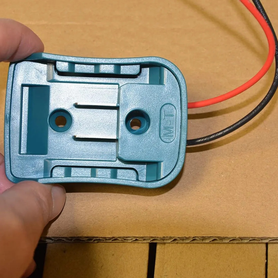 10,8 V-12V Batterie halterung Dock Stroma schluss mit 14awg Drähten Anschlüssen Adapter Werkzeug für Makita Batterie DIY, schwarz