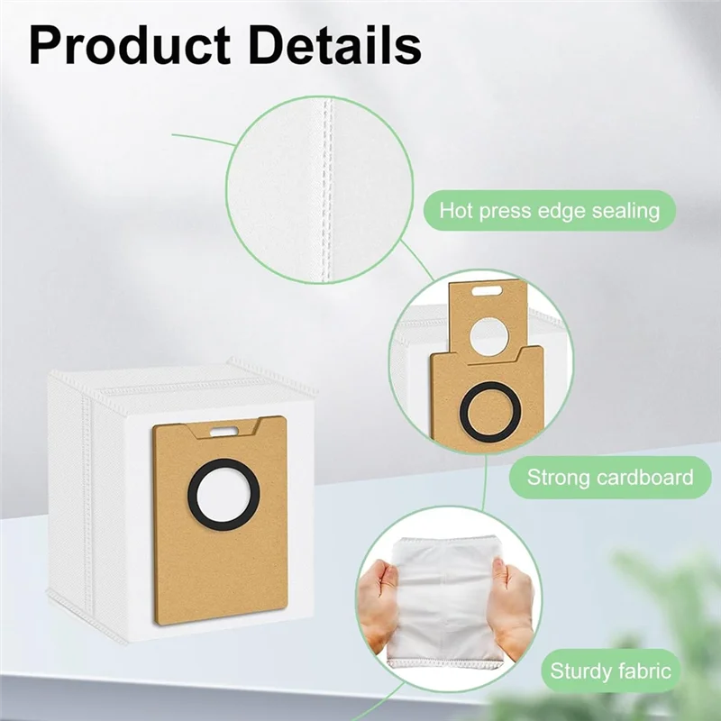 ABZA-ถุงสูญญากาศสําหรับ Tapo RV30 Max Plus/RV20 Max Plus หุ่นยนต์สูญญากาศฝุ่นกระเป๋าเปลี่ยนกระเป๋า