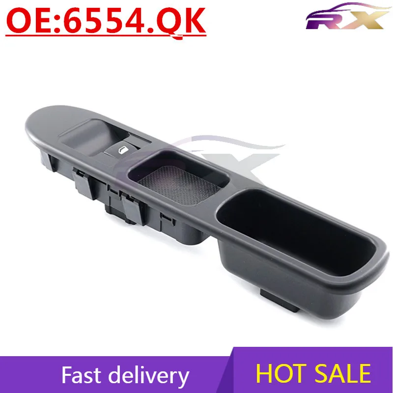 

OEM:6554.QK Power Window Master Control Switch For 2007-2015 Peugeot 207