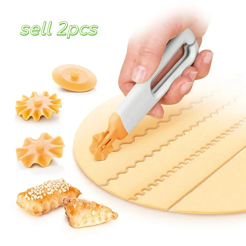2pcs Pastry Cutter Set - Safe Food Contact Roller Cutters