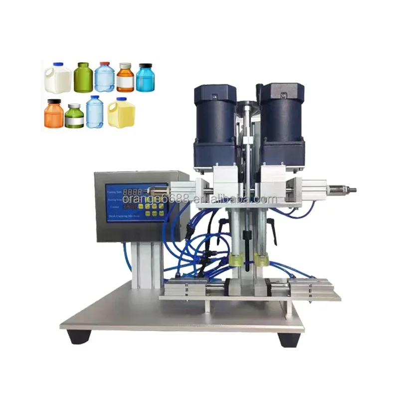 

Motor Semi-automatic Twist Off Bottle Screw Plastic Closer Vial Capper Capping Machine