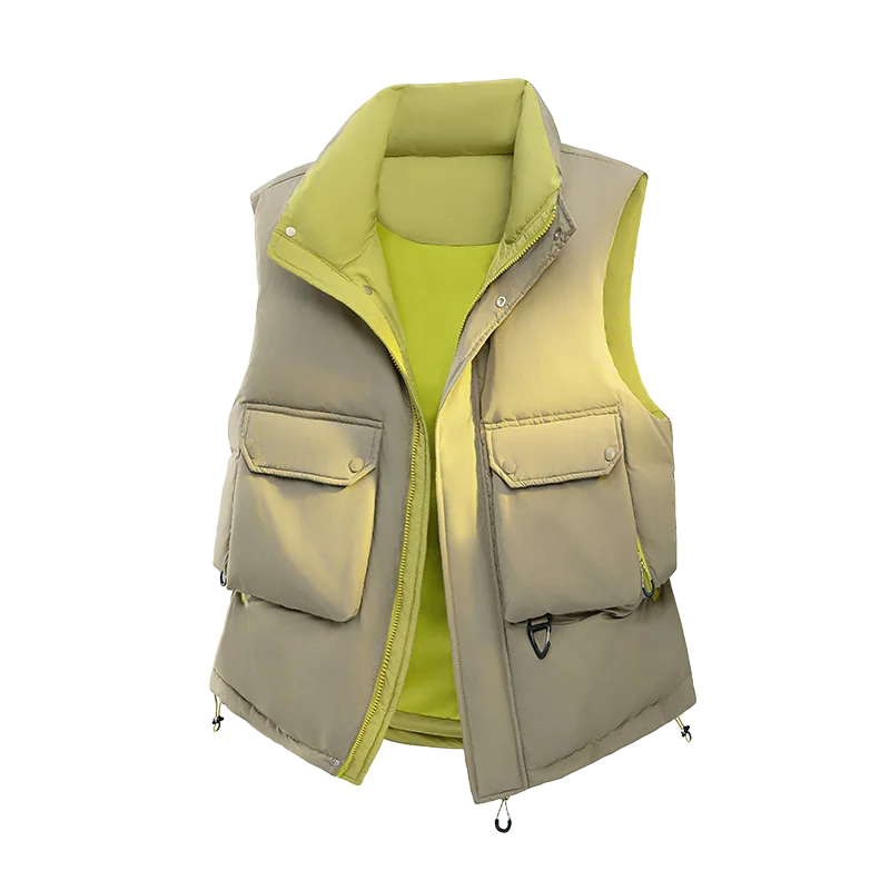 Męska kamizelka puchowa 2025 |   Wodoodporna, wiatroszczelna kurtka robocza bez rękawów |   Kamizelka outdoorowa Big & Tall z 90% puchu kaczym