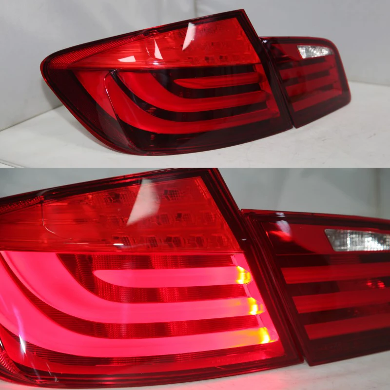 Factory Manufacture 4 Pieces For BMW F10 F18 520 525 530 535i LED Strip Taillights Back Lamp Rear Light 2010 20112012 2013 Year