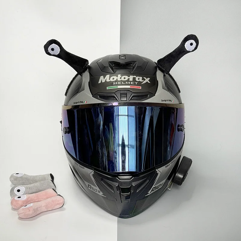 

Декорации для мотоциклетных шлемов: глаза-коровы, милые и забавные пушистые глазки-аксессуары с клейкими наклейками