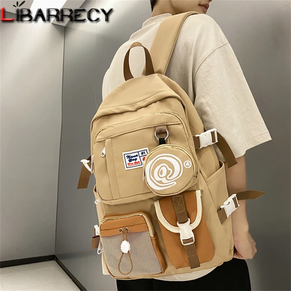 Waterproof Nylon Female College Backpack Women Laptop Bag Unisex Travel Backpack 2023 New Large Capacity Backpack for Women Sac