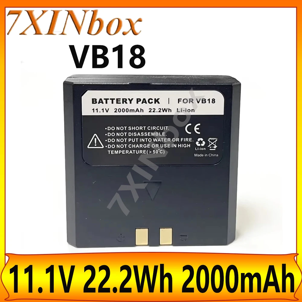 

7XINbox VB18 11,1 В 22,2 Втч 2000 мАч литий-ионный аккумулятор для Godox V860II-C V860II-S V860II-N V850II Flash
