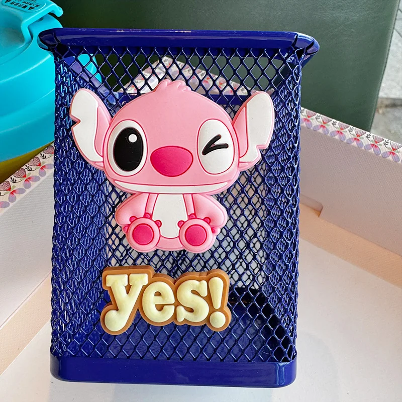 Anime Lilo Stitch Kawaii Penhouder Pennenbakje Desktop Ornament Stitch Penhouder met grote capaciteit Kerst Halloween Geschenken