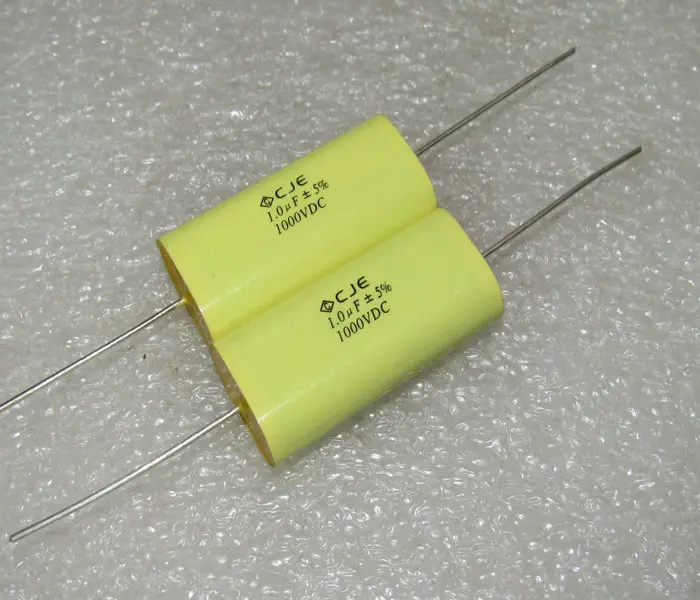 

10PCS/1000V1.0UF 105J axial copper pin high voltage absorption protection film capacitor