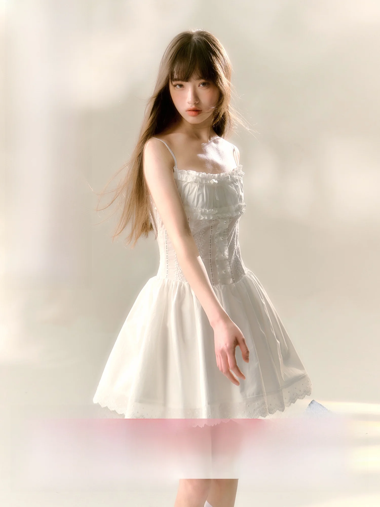 original-design-summer-vaion-sle-women's-dr-lace-hollow-out-ballet-strap-cotton-knitted-a-line-skirt-sweet-sle-ci