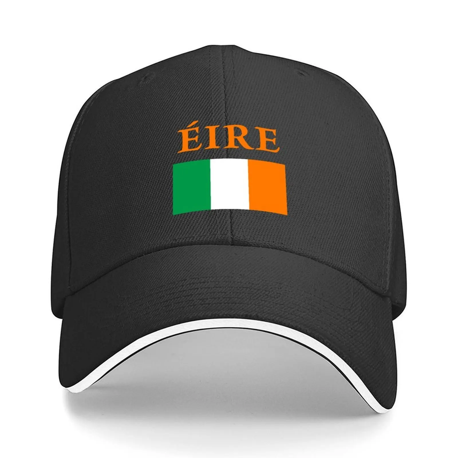 

Flag of Ireland Baseball Cap Hat Beach black men's big size hat western Hat Women's Hats Men's