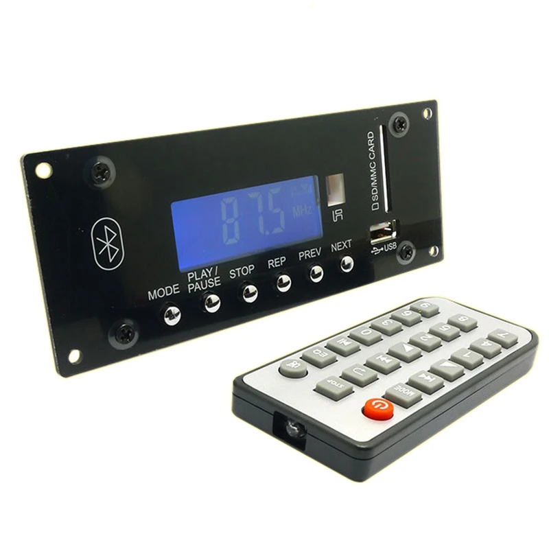 MP3 Decoding Board 4.0 Wireless Audio Module USB SD Radio APE FLAC WMA AUX External Signal Source Interference Board