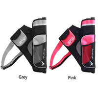 Archery Arrow Bag 3 Tubes Adjustable Strap Shoulder Waist Holder Bag for Hunting Archery Arrow Storage Bag for Archer