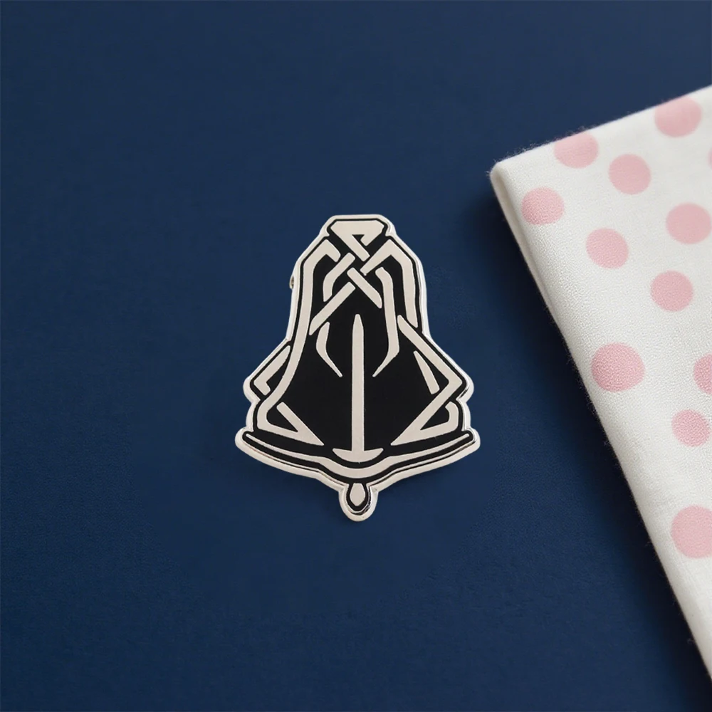 Bellwright Game Logo Badge Retro Celtic Knot Design Brooch Cartoon Classic Game Peripheral Metal Pin Fans Collection Accessories