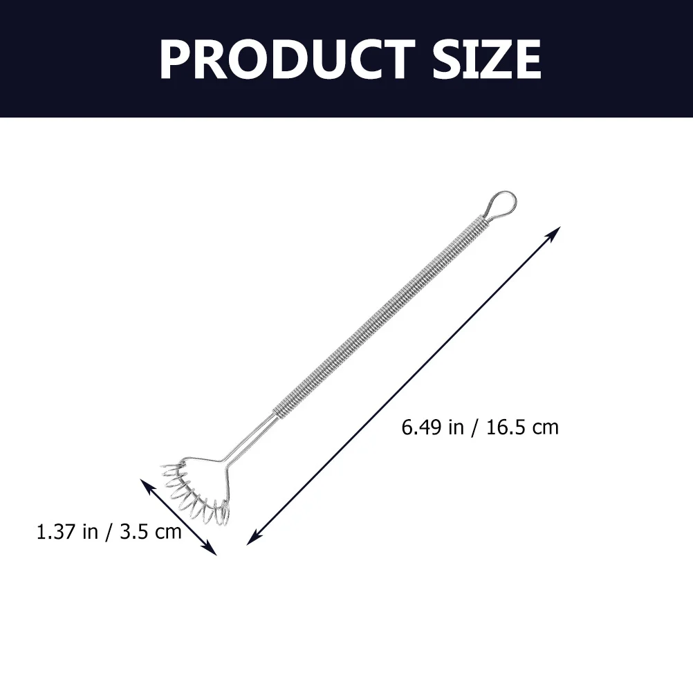 

2pcs Spring Head Whisk Practical Baking Tools For Eggs Cream Cake Batter Lightweight Manual Mixer Easy Clean Multipurpose