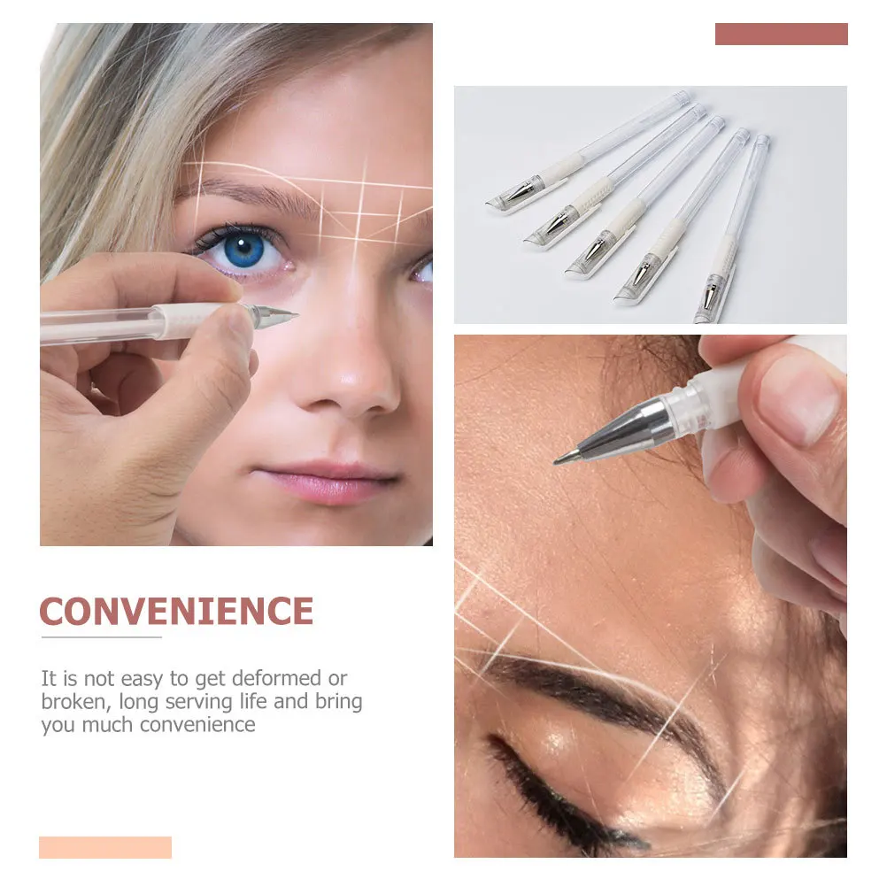 مجموعة واحدة من قلم التجميل المقاوم للماء، قلم مكياج الحواجب، أداة وضع الوشم تدوم طويلاً، قلم رسم خرائط الجلد