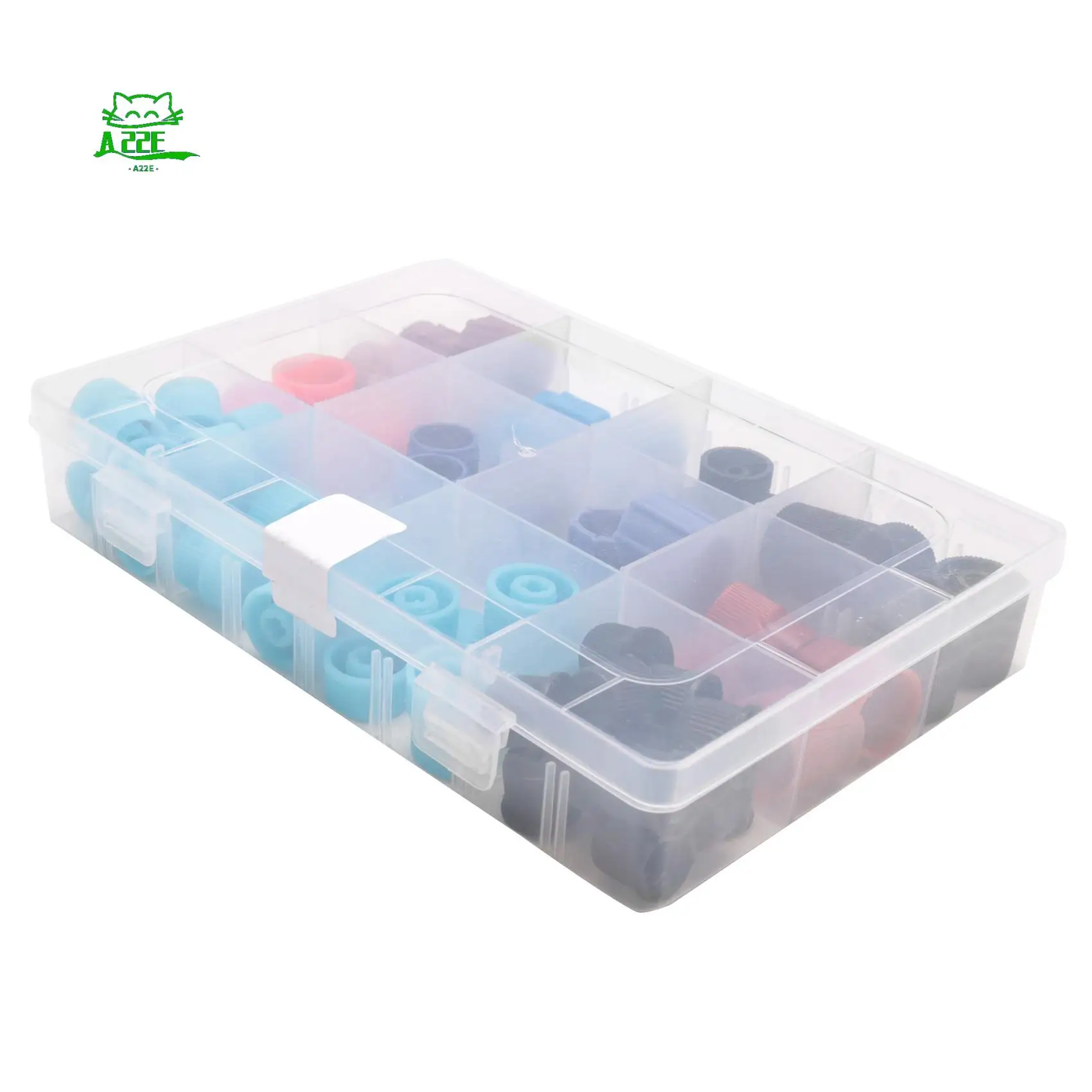 A22E-Car Auto R134A 77Pcs AC A/C System Valve Core Dust Caps Set Air Seal