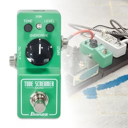 Ibanez TS mini Guitar Pedal Overdrive Guitar Effects True bypass Mini Size Tube Screamer Pedal, Guitar Accessories