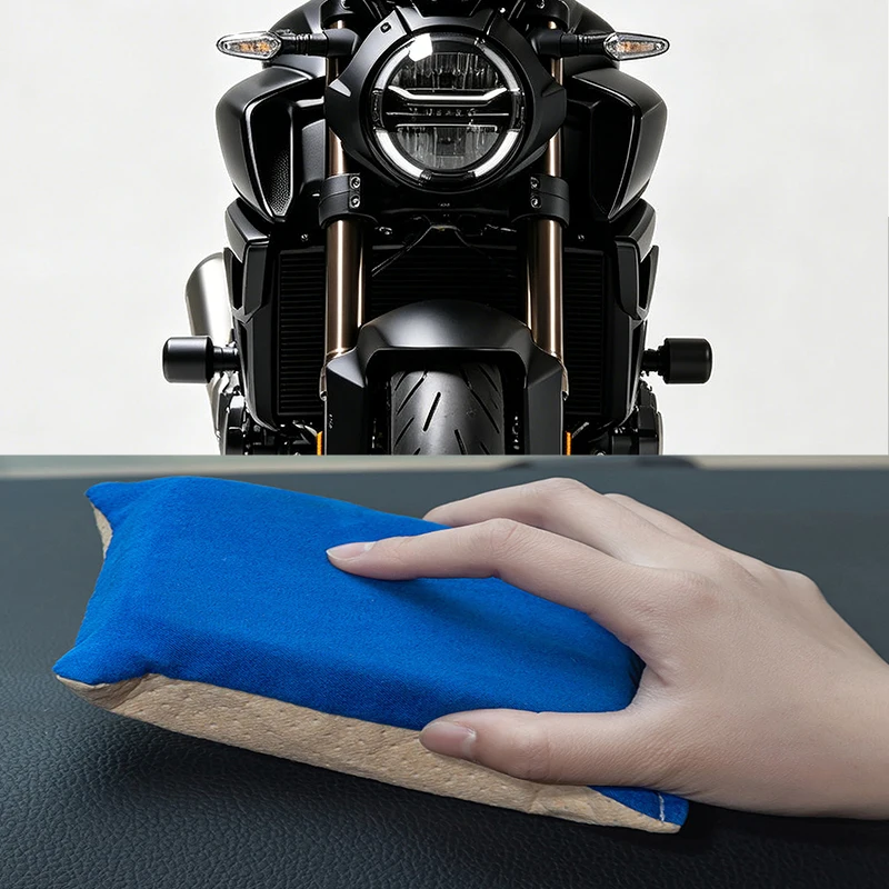 Anti-Fog Sponge Suitable For Motorcycle Car Mirror Glass Surface Cleaning Tool Accessories
