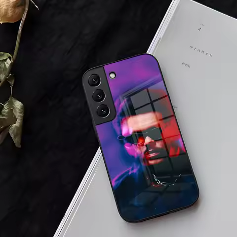 The W-Weeknd Hurry Up Tomorrow Phone Case Glass For Samsung Galaxy S25 S24 S21 S23 S22 S20 Ultra Fe Plus A14 A16 A54 A24 A55 A53