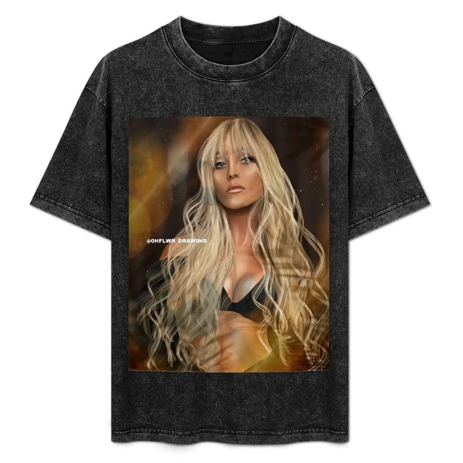 

Perrie edwards T-Shirt blue lock funny shirt cotton anime stuff t shirts men