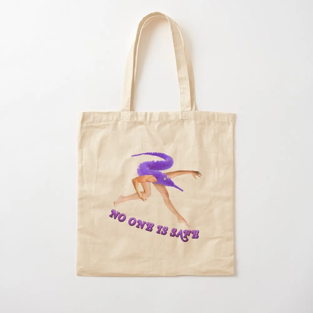 Worm on a String Time ~ Painting Aesthetic Cursed Collection ~ No One is Safe Set ~ Purple Tote Bag Shopper handbag Fabric bag