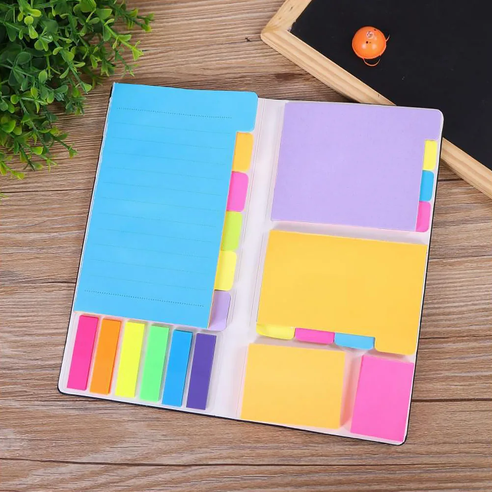 

410pcs Adhesive Notes Memo Pads Writing Pad Memorandum Stickers Paper Self adhesive Page Markers Office Supplies Cover