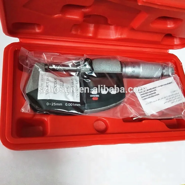 High Precision China Supplier 0-25mm Digital Micrometer