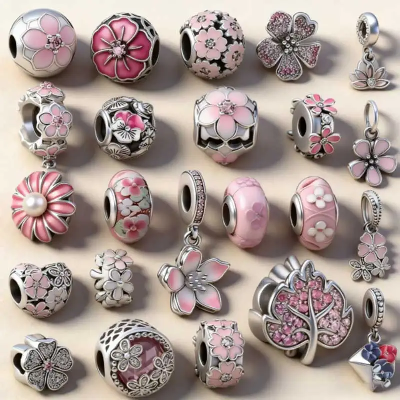 

The 925 silver pendant can be freely combined with homemade DIY bracelets and is suitable for women and children to wear.