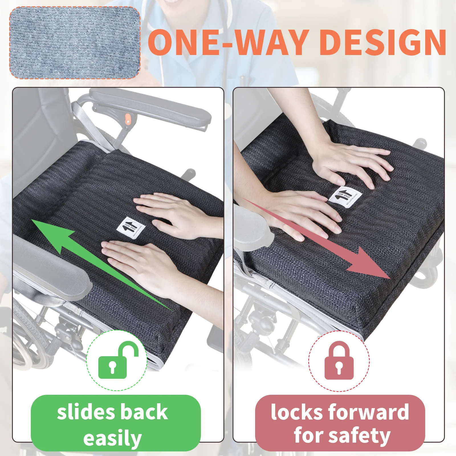 Ehucon Gel Seat Cushion for Long Sitting,Breathable Cooling Design,ressure Relief for Sciatica, Tailbone,Wheelchair Cushion
