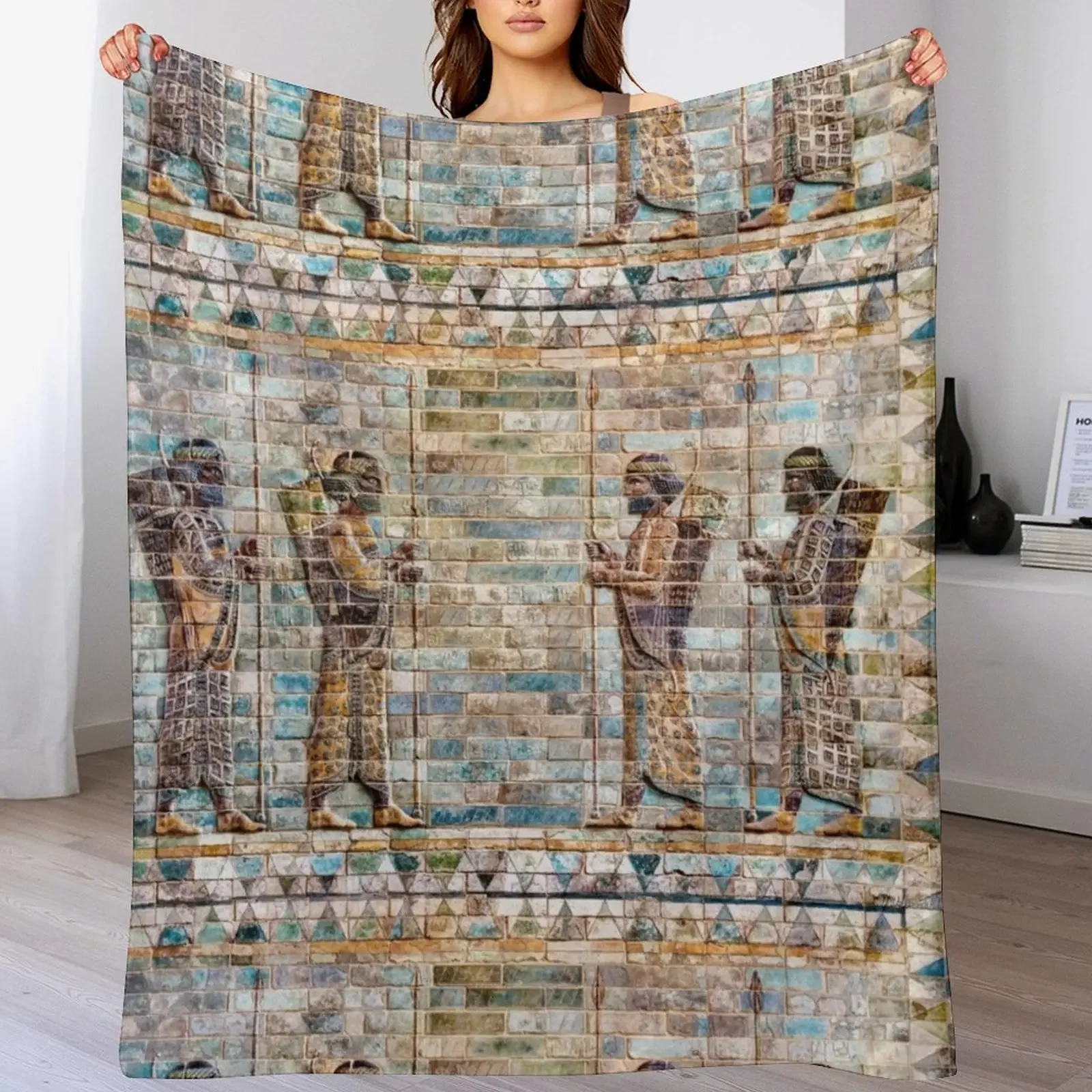 

Four Persian Immortals 04 Throw Blanket Personalized Gift Thermals For Travel Thin Blankets