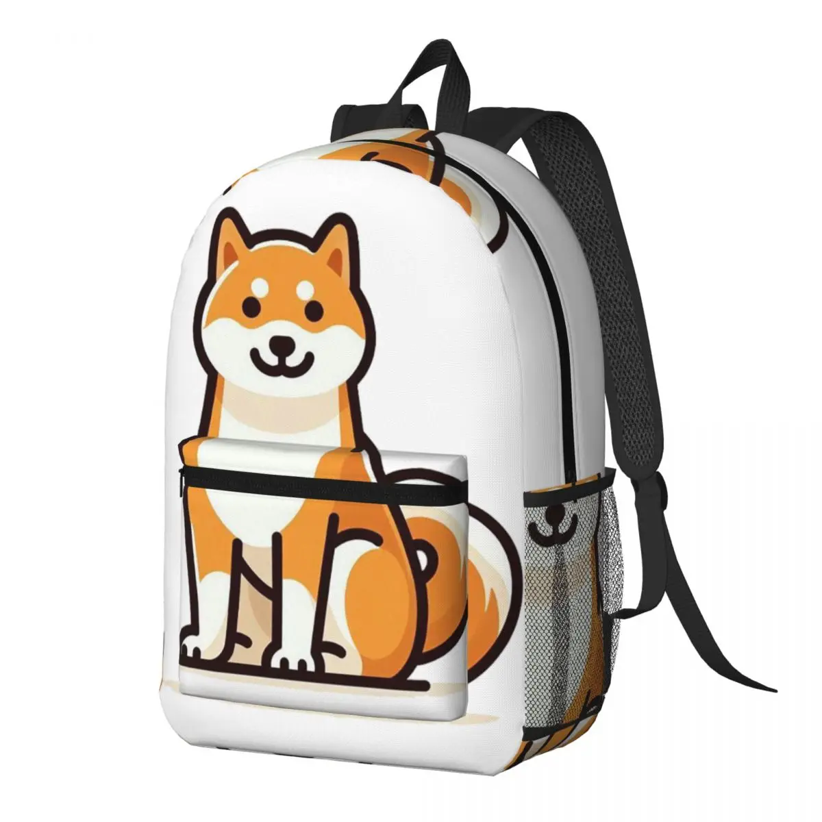 

Shiba Inu_ A Comprehensive Guide Backpack Daypack Large Capacity Children BookBag School Bag Shoulder Bags for Men Women